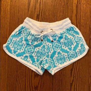 Blue and White Shorts